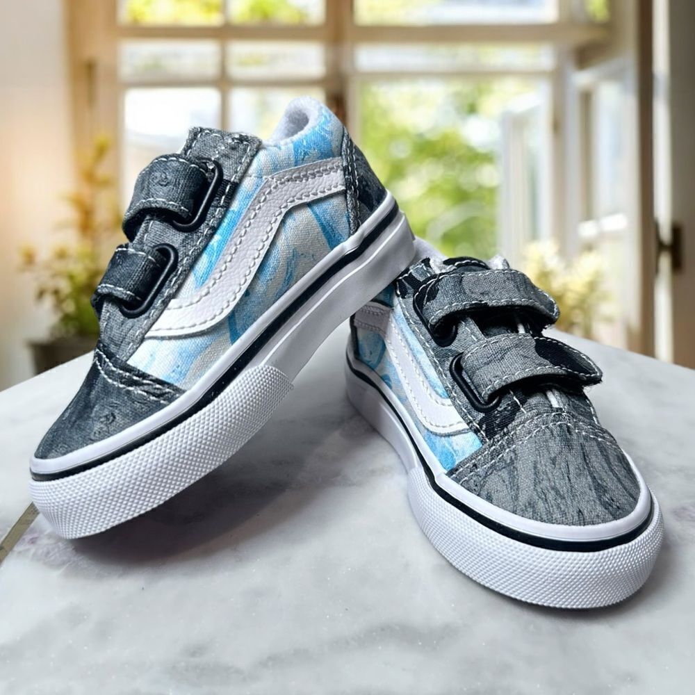 VANS Old Skool V Toddler Kids Off Skate Shoe Sneaker Size 5
